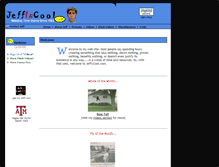 Tablet Screenshot of jeffiscool.com